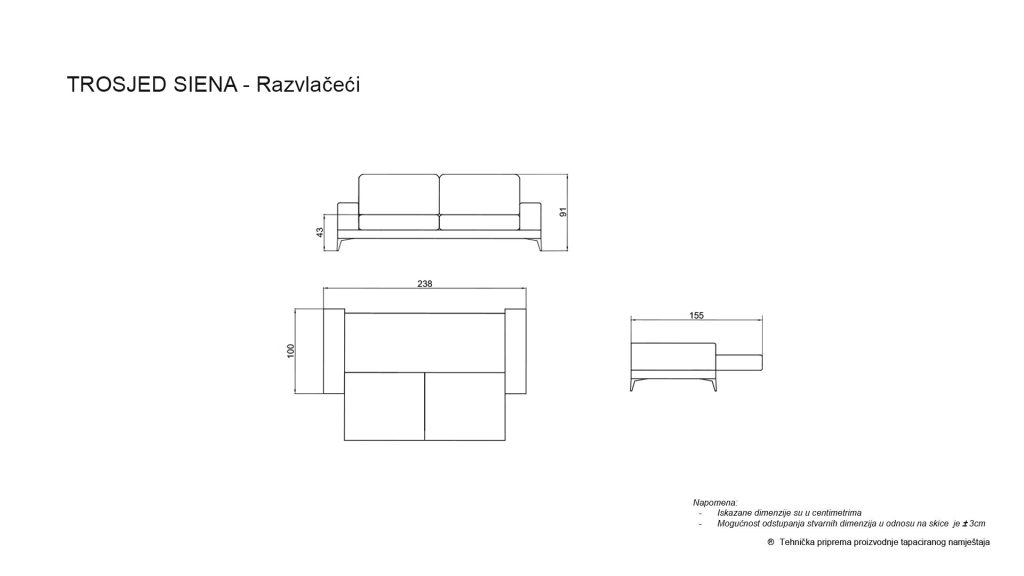 TROSJED SIENA RAZ